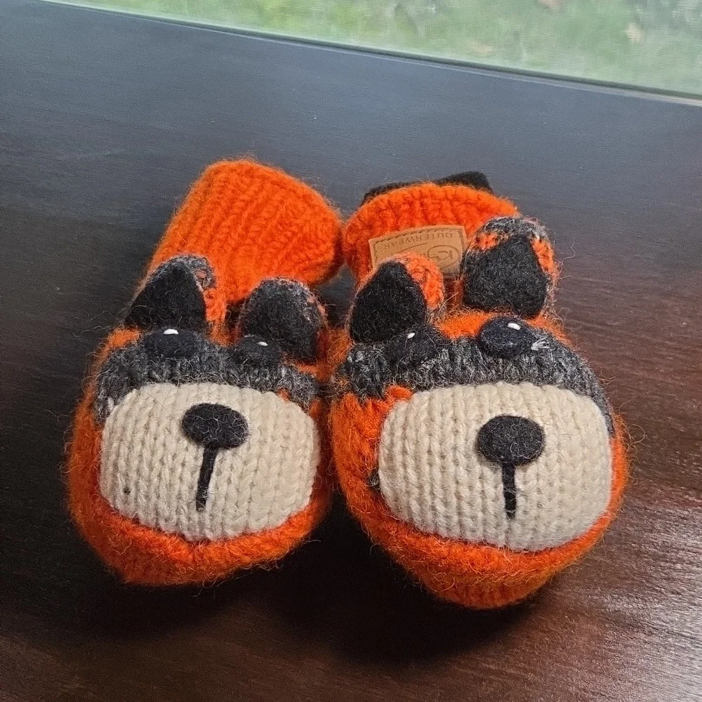 Kyber Wool Tiger Mittens For Toddlers